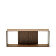 Litto großes Regalmodul aus Nussholzfurnier 101 x 38 cm von Kave Home – Bild 1