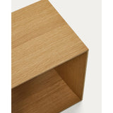 Litto kleines Regalmodul aus Eichenfurnier oder Nussholzfurnier 34 x 38 cm von Kave Home – Bild 8