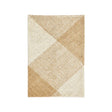 Maelan Teppich aus Jute und Baumwolle kariert natur 160 x 230 cm von Kave Home – Bild 1