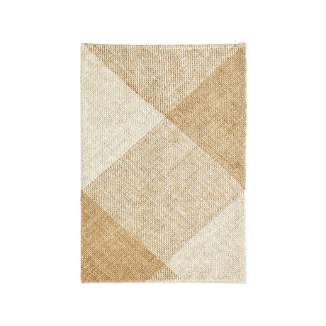 Maelan Teppich aus Jute und Baumwolle kariert natur 160 x 230 cm von Kave Home – Bild 1
