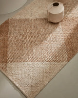 Maelan Teppich aus Jute und Baumwolle kariert natur 160 x 230 cm von Kave Home – Bild 2