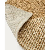 Maelan Teppich aus Jute und Baumwolle kariert natur 160 x 230 cm von Kave Home – Bild 7