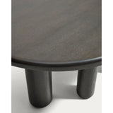 Mailen ovaler Tisch aus Eschenfurnier mit dunklem Finish Ø 180 x 105 cm von Kave Home – Bild 4