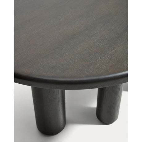 Mailen ovaler Tisch aus Eschenfurnier mit dunklem Finish Ø 180 x 105 cm von Kave Home – Bild 4