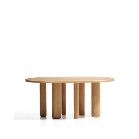 Mailen ovaler Tisch aus Eschenfurnier mit natürlichem Finish Ø 180 x 105 cm von Kave Home – Bild 1