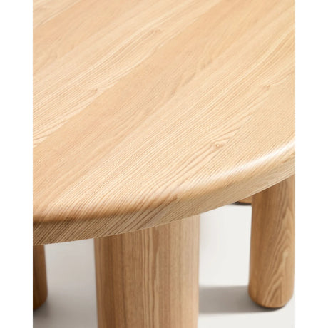 Mailen ovaler Tisch aus Eschenfurnier mit natürlichem Finish Ø 180 x 105 cm von Kave Home – Bild 4