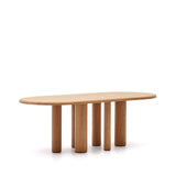 Mailen ovaler Tisch aus Eschenfurnier mit natürlichem Finish Ø 220 x 105 cm von Kave Home – Bild 5