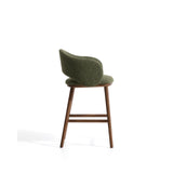 Maina Hocker aus dickem Chenille mit Beinen aus massivem Eschenholz, FSC Mix Credit 65 cm von Kave Home – Bild 3