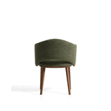 Maina Stuhl aus dickem Chenille mit Beinen aus massivem Eschenholz, FSC Mix Credit von Kave Home – Bild 6