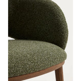 Maina Stuhl aus dickem Chenille mit Beinen aus massivem Eschenholz, FSC Mix Credit von Kave Home – Bild 8