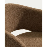 Maina Stuhl aus dicker Chenille und Stahlbeinen mit Beschichtung FSC Mix Credit von Kave Home – Bild 10