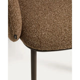 Maina Stuhl aus dicker Chenille und Stahlbeinen mit Beschichtung FSC Mix Credit von Kave Home – Bild 11