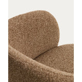 Maina Stuhl aus dicker Chenille und Stahlbeinen mit Beschichtung FSC Mix Credit von Kave Home – Bild 9