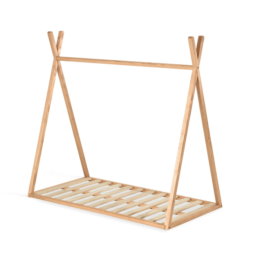 Maralis Tipi-Bett aus massiver Buche mit natürlichem Finish für Matratze von 70 x 140 cm von Kave Home – Bild 7