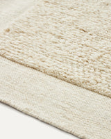 Marely Teppich aus Wolle in Weiß 200 x 300 cm von Kave Home – Produktbild 1