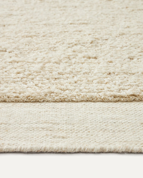 Marely Teppich aus Wolle in Weiß 200 x 300 cm von Kave Home – Produktbild 2
