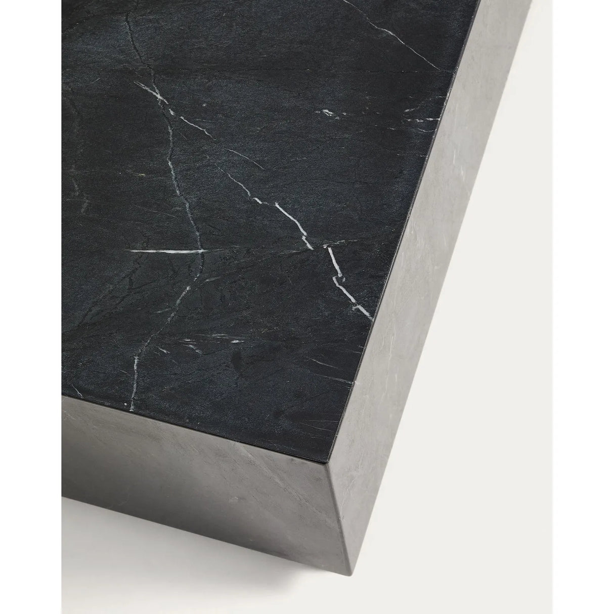 Marmortisch Sorein aus schwarzem Marmor 100 x 50 cm von Kave Home – Bild 6