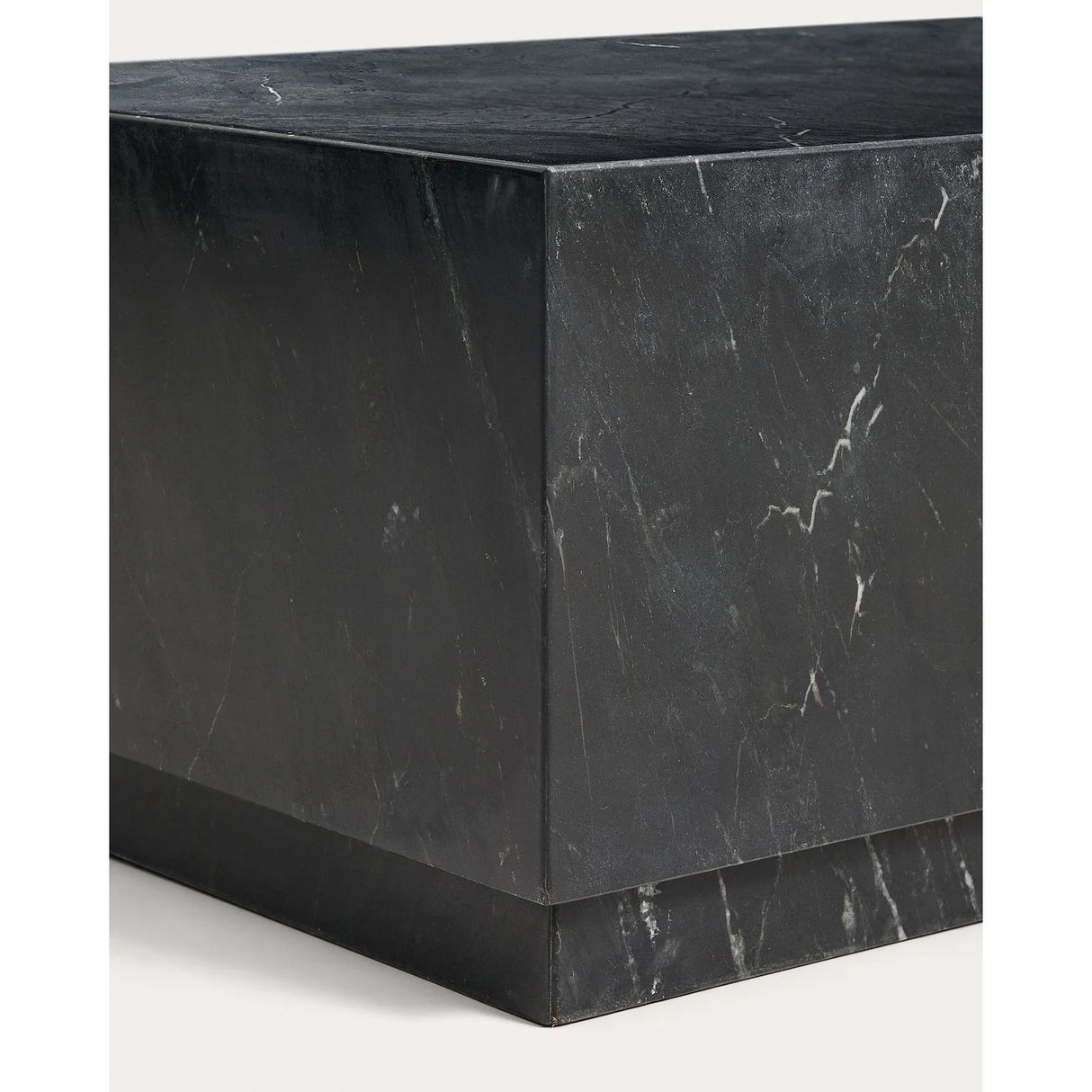 Marmortisch Sorein aus schwarzem Marmor 100 x 50 cm von Kave Home – Bild 7