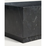 Marmortisch Sorein aus schwarzem Marmor 100 x 50 cm von Kave Home – Bild 7