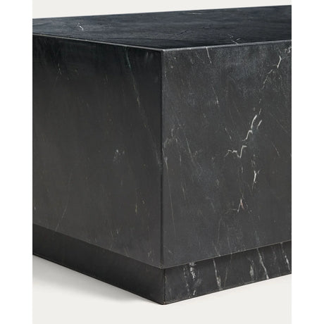 Marmortisch Sorein aus schwarzem Marmor 100 x 50 cm von Kave Home – Bild 7