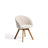 Marvin Drehstuhl mit Chenille und Beinen aus massiver Buche FSC 100% von Kave Home – Bild 1
