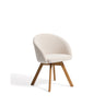 Marvin Drehstuhl mit Chenille und Beinen aus massiver Buche FSC 100% von Kave Home – Bild 1