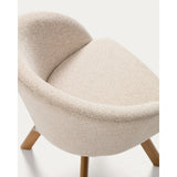 Marvin Drehstuhl mit Chenille und Beinen aus massiver Buche FSC 100% von Kave Home – Bild 10