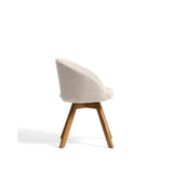 Marvin Drehstuhl mit Chenille und Beinen aus massiver Buche FSC 100% von Kave Home – Bild 5