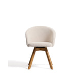 Marvin Drehstuhl mit Chenille und Beinen aus massiver Buche FSC 100% von Kave Home – Bild 7