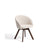 Marvin Drehstuhl mit beiger Chenille Beinen aus massiver Buche mit natürlichem Finish FSC 100% von Kave Home – Bild 1