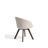 Marvin Drehstuhl mit beiger Chenille Beinen aus massiver Buche mit natürlichem Finish FSC 100% von Kave Home – Bild 6