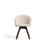 Marvin Drehstuhl mit beiger Chenille Beinen aus massiver Buche mit natürlichem Finish FSC 100% von Kave Home – Bild 7