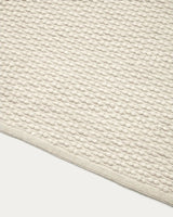 Mascarell Teppich aus Baumwolle und Polyester Weiß 200 x 300 cm von Kave Home – Bild 5
