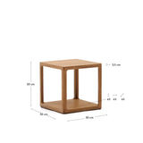Maymai Beistelltisch aus Eichenholz 50 x 50 cm von Kave Home – Bild 3