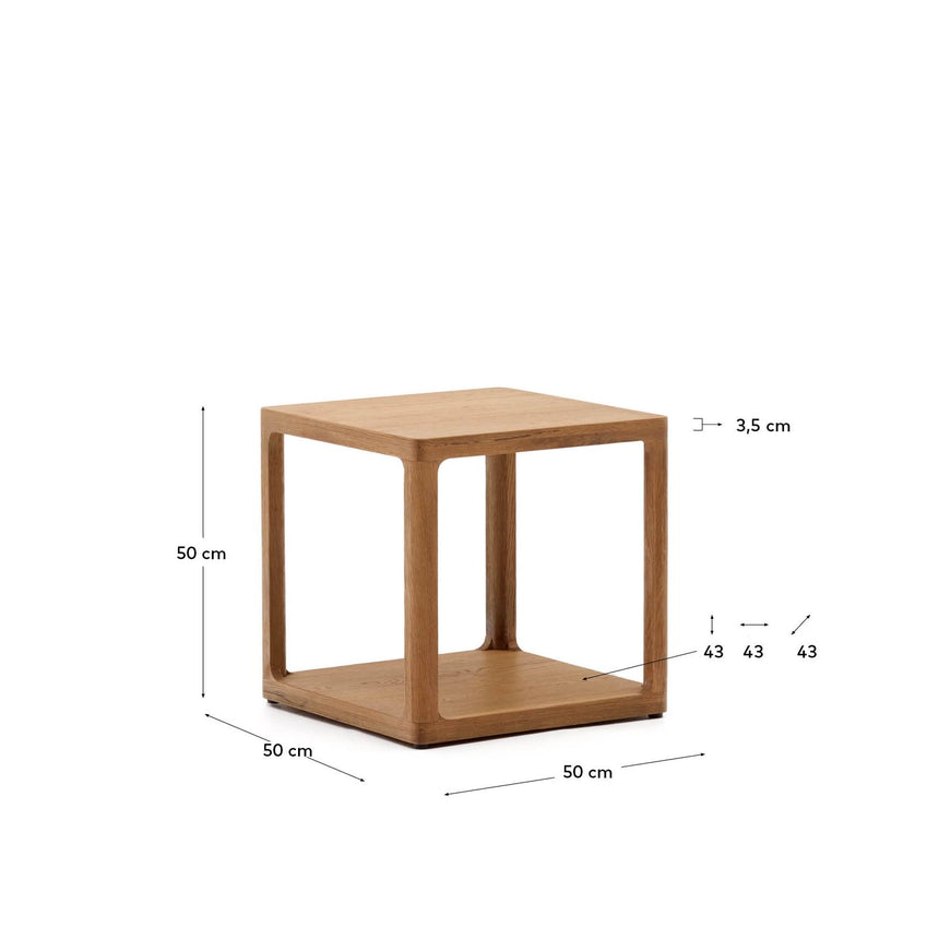 Maymai Beistelltisch aus Eichenholz 50 x 50 cm von Kave Home – Bild 3