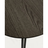 Milian ausziehbarer Tisch aus Eschenfurnier mit schwarzen Stahlbeine 140 (220) x 90 cm von Kave Home – Bild 10