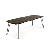 Milian ausziehbarer Tisch aus Eschenfurnier mit schwarzen Stahlbeine 140 (220) x 90 cm von Kave Home – Bild 6