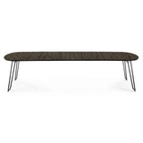 Milian ausziehbarer Tisch aus Eschenfurnier mit schwarzen Stahlbeine 170 (320) x 100 cm von Kave Home – Bild 10