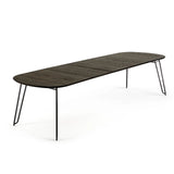 Milian ausziehbarer Tisch aus Eschenfurnier mit schwarzen Stahlbeine 170 (320) x 100 cm von Kave Home – Bild 6