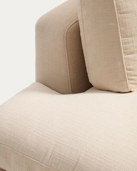 Modulares 3-Sitzer-Sofa Gala aus beigem Chenillegewebe, FSC Mix Credit, 240 cm von Kave Home – Bild 7