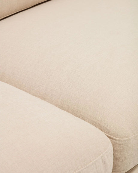 Modulares 3-Sitzer-Sofa Gala aus beigem Chenillegewebe, FSC Mix Credit, 240 cm von Kave Home – Bild 8