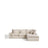 Modulares 4-Sitzer-Ecksofa Anarela, Rechte Seite, mit abnehmbarem Bezug aus Leinen und Viskose, 307 x 287 cm, FSC Mix Credit von Kave Home – Bild 1