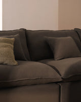 Modulares 4-Sitzer-Ecksofa Anarela mit abnehmbarem Bezug aus 100 % Leinen, 287 x 197 cm / 197 x 287 cm, FSC Mix Credit von Kave Home – Bild 2