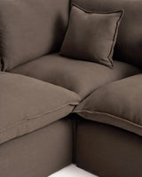 Modulares 4-Sitzer-Ecksofa Anarela mit abnehmbarem Bezug aus 100 % Leinen, 287 x 197 cm / 197 x 287 cm, FSC Mix Credit von Kave Home – Bild 6