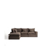 Modulares 4-Sitzer-Ecksofa Anarela mit abnehmbarem Bezug aus 100 % Leinen in Taupe, 287 x 307 cm, FSC Mix Credit von Kave Home – Bild 1