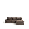 Modulares 4-Sitzer-Ecksofa Anarela mit abnehmbarem Bezug aus 100 % Leinen in Taupe, 307 x 287 cm, FSC Mix Credit von Kave Home – Bild 1