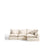 Modulares 4-Sitzer-Ecksofa Anarela mit abnehmbarem Bezug aus Leinen und Viskose, 287 x 197 cm / 197 x 287 cm, FSC Mix Credit von Kave Home – Bild 1