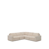 Modulares 5-Sitzer-Ecksofa Alea mit Bezug aus Chenille in Beige, 310 x 310 cm von Kave Home – Bild 1
