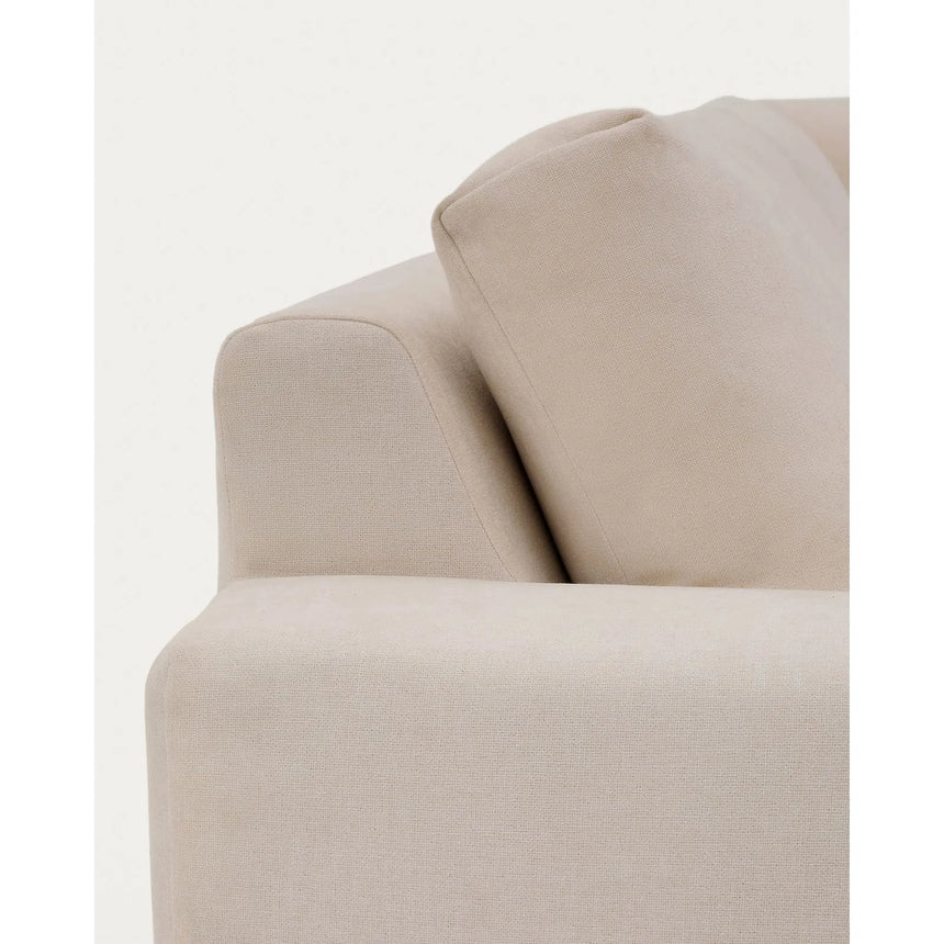 Modulares 5-Sitzer-Ecksofa Alea mit Bezug aus Chenille in Beige, 310 x 310 cm von Kave Home – Bild 7
