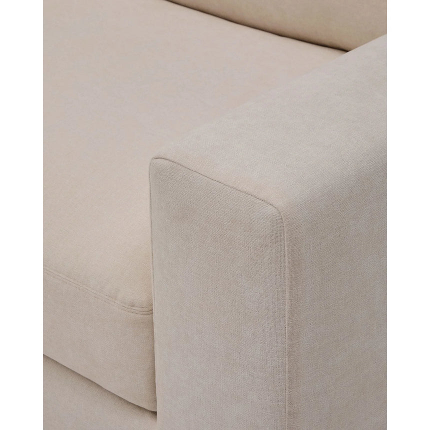 Modulares 5-Sitzer-Ecksofa Alea mit Bezug aus Chenille in Beige, 310 x 310 cm von Kave Home – Bild 8